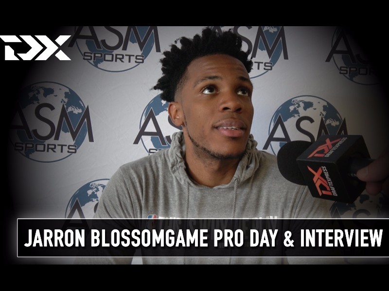 Jaron Blossomgame ASM Sports Pro Day Workout and Interview